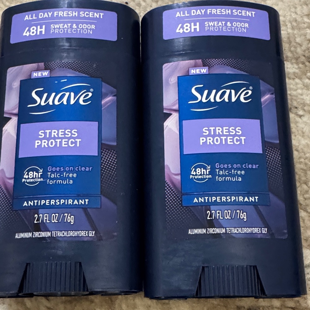 🔥 Two Suave Stress Protect Antiperspirant Deodorant talc free 2.7 oz